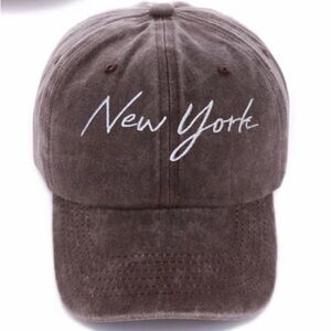 Zenana Washed Embroidered City Baseball Cap – New York